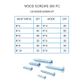 360PC WOOD SCREW KIT