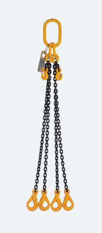 2600kg 7mm X 4MTR FOUR LEG CHAIN SLING WITH