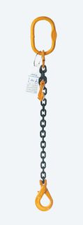 1100kg 6mm X 2MTR SINGLE LEG CHAIN SLING WITH
