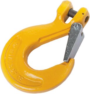 Sling Hook With Safety Latch - Clevis