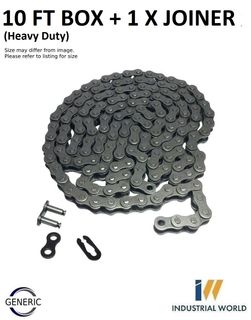 GENERIC ROLLER CHAIN 5/8 - 50H -1 ROW -10FT BOX
