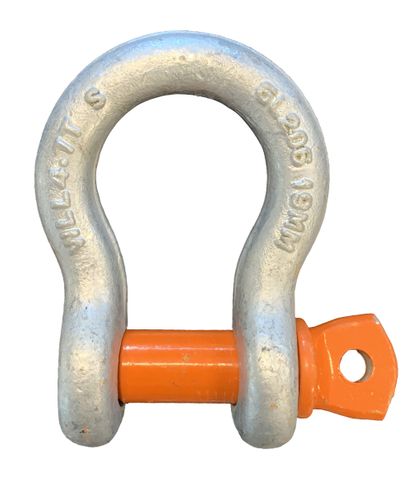 17T Screw pin bow shackle (38mm)