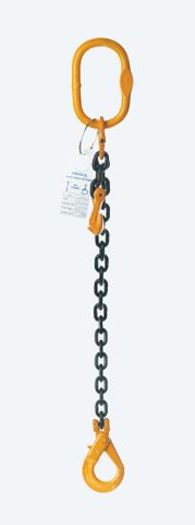 1100kg 6mm X 4MTR SINGLE LEG CHAIN SLING WITH