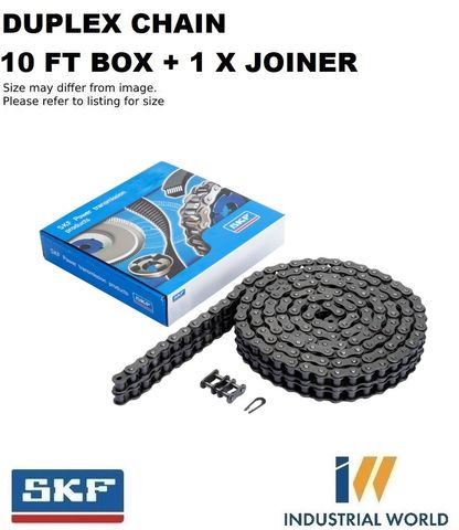 SKF ROLLER CHAIN 3/4- 12B -2 ROW -10FT BOX