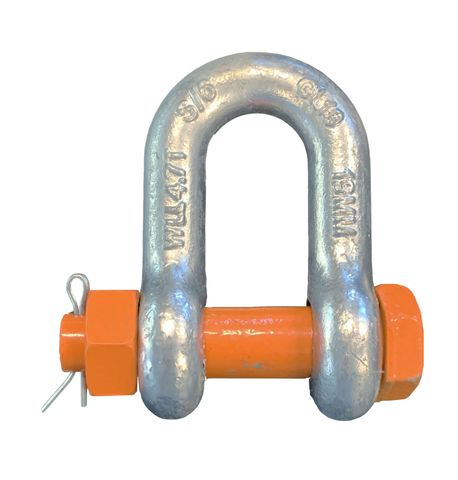 3.2T Safety pin dee shackle (16mm)