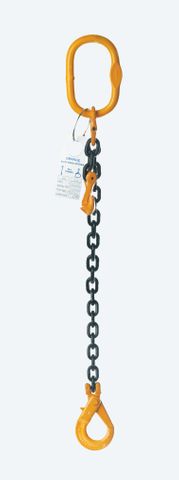 1100kg 6mm X 1MTR SINGLE LEG CHAIN SLING WITH