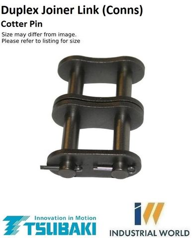 TSUBAKI ROLLER CHAIN 1-1/4- 20B -2 ROW -JOINER