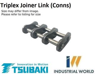 TSUBAKI ROLLER CHAIN 1-1/4- 20B -3 ROW -JOINER