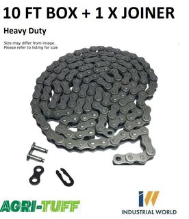 AGRI TUFF TSUBAKI ROLLER CHAIN 3/4 - 60H -10FT BOX