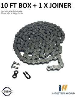 GENERIC ROLLER CHAIN 1-1/4- 100 -1 ROW -10FT BOX