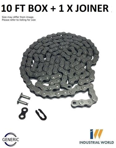 GENERIC ROLLER CHAIN 1-1/4- 100 -1 ROW -10FT BOX