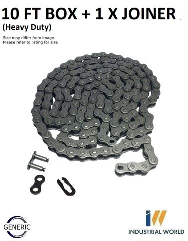 GENERIC ROLLER CHAIN 1-1/4- 100H -1 ROW -10FT BOX