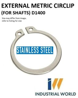 Stainless Steel External Circlip D1400-0130
