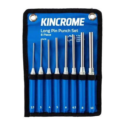 Kincrome - Long Pin Punch Set