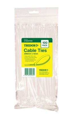 Tridon - Cable Ties 5mm x 300mm (Natural)