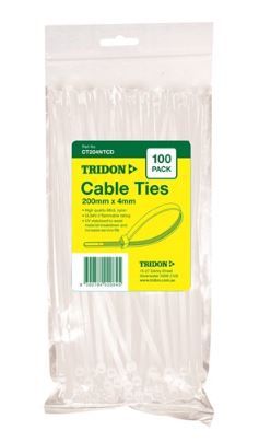 Tridon - Cable Tie 4mm x 150mm (Natural)