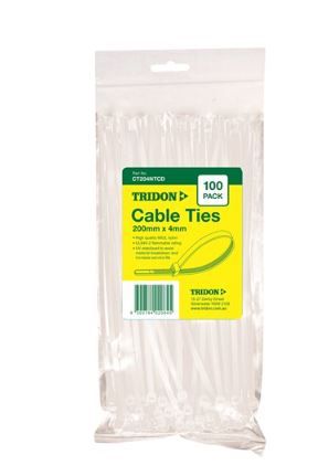 Tridon - Cable Ties 8mm x 400mm (Natural)
