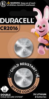 Duracell Button Cell CR2016 Button Cell Twin Pack