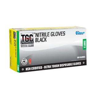 Gloves nitrile black – X Large