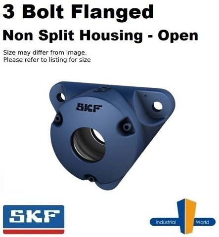 SKF - 3 Bolt Flanged Housing - 40 mm shaft