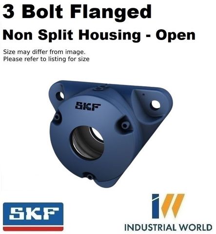 SKF - 3 Bolt Flanged Housing - 45 mm shaft