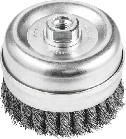 Pferd - Cup Brush - Twist Knot Steel