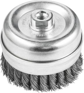 Pferd - Cup Brush - Twist Knot Steel