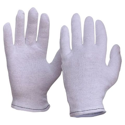 Interlock Poly/Cotton Liner Hemmed Cuff Gloves