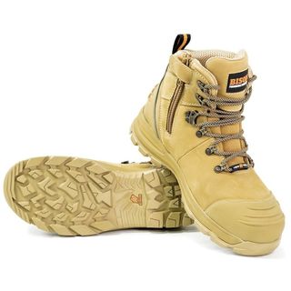 Bison - XT Zip Side Lace Up Safety Boot