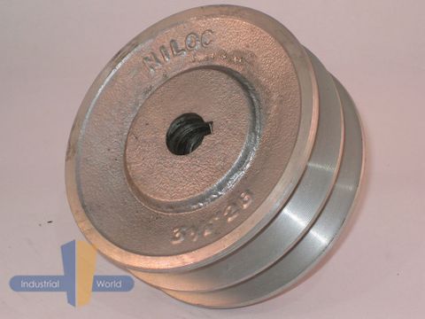 ALUMINIUM PULLEY 3-1/2 inch (88.90mm) - 2 row