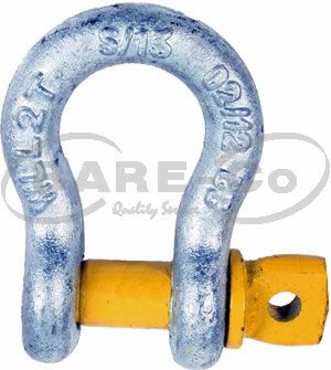 9.5T Screw pin bow shackle (10mm)