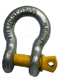25.4T Screw pin bow shackle (25mm)