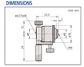 Mitutoyo - Inside Micrometer, Interchangeable Rods