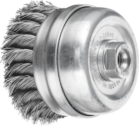 Pferd - Cup Brush - Twost Knot Steel
