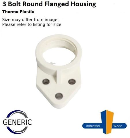 GENERIC - Thermoplastic 3 Bolt Flange HGS