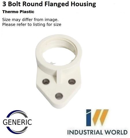 GENERIC - Thermoplastic 3 Bolt Flange HGS