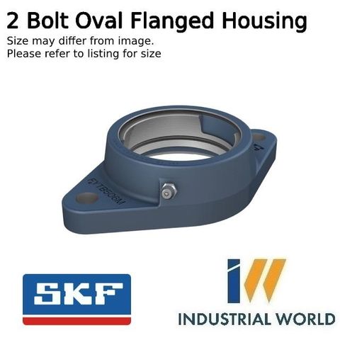 SKF - 2 Bolt Oval Flange Housing (Light Duty)