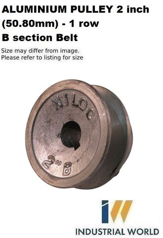 ALUMINIUM PULLEY 2 inch (50.80mm) - 1 row