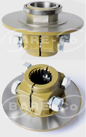 CLCH HUB 2 PLATE CL 1 3/8x6SP