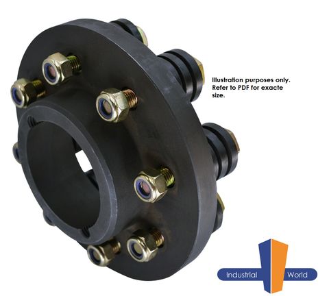 Cone Ring Coupling Pin Half - Taperlock 4545