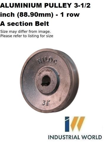 ALUMINIUM PULLEY 3-1/2 inch (88.90mm) - 1 row