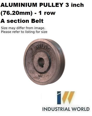 ALUMINIUM PULLEY 3 inch (76.20mm) - 1 row