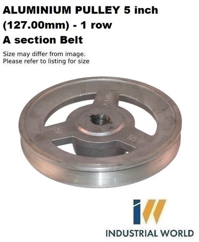 ALUMINIUM PULLEY 5 inch (127.00mm) - 1 row
