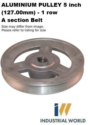 ALUMINIUM PULLEY 5 inch (127.00mm) - 1 row