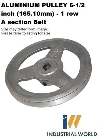ALUMINIUM PULLEY 6-1/2 inch (165.10mm) - 1 row