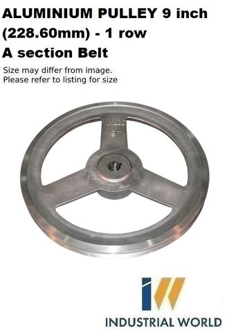 ALUMINIUM PULLEY 9 inch (228.60mm) - 1 row