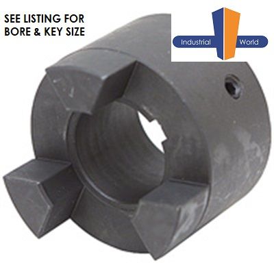 Jaw Coupling Half - 1/2 Bore - 1/8 Key