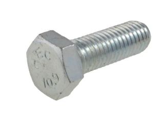 Hex Set Screw - M8x90 Zinc Plated (Box=100)