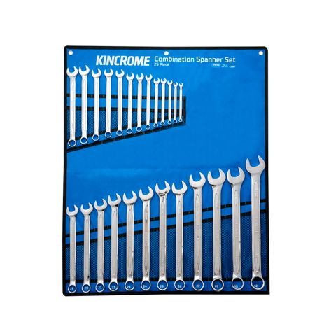 Kincrome - Combination Spanner Set 25 Pc Metric