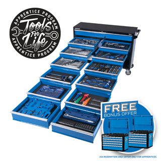 Kincrome - Evolution Trolley Tool Kit 492 Pc Blue